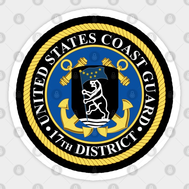 USCG - District - USCG - Seventeenth District Sticker by twix123844